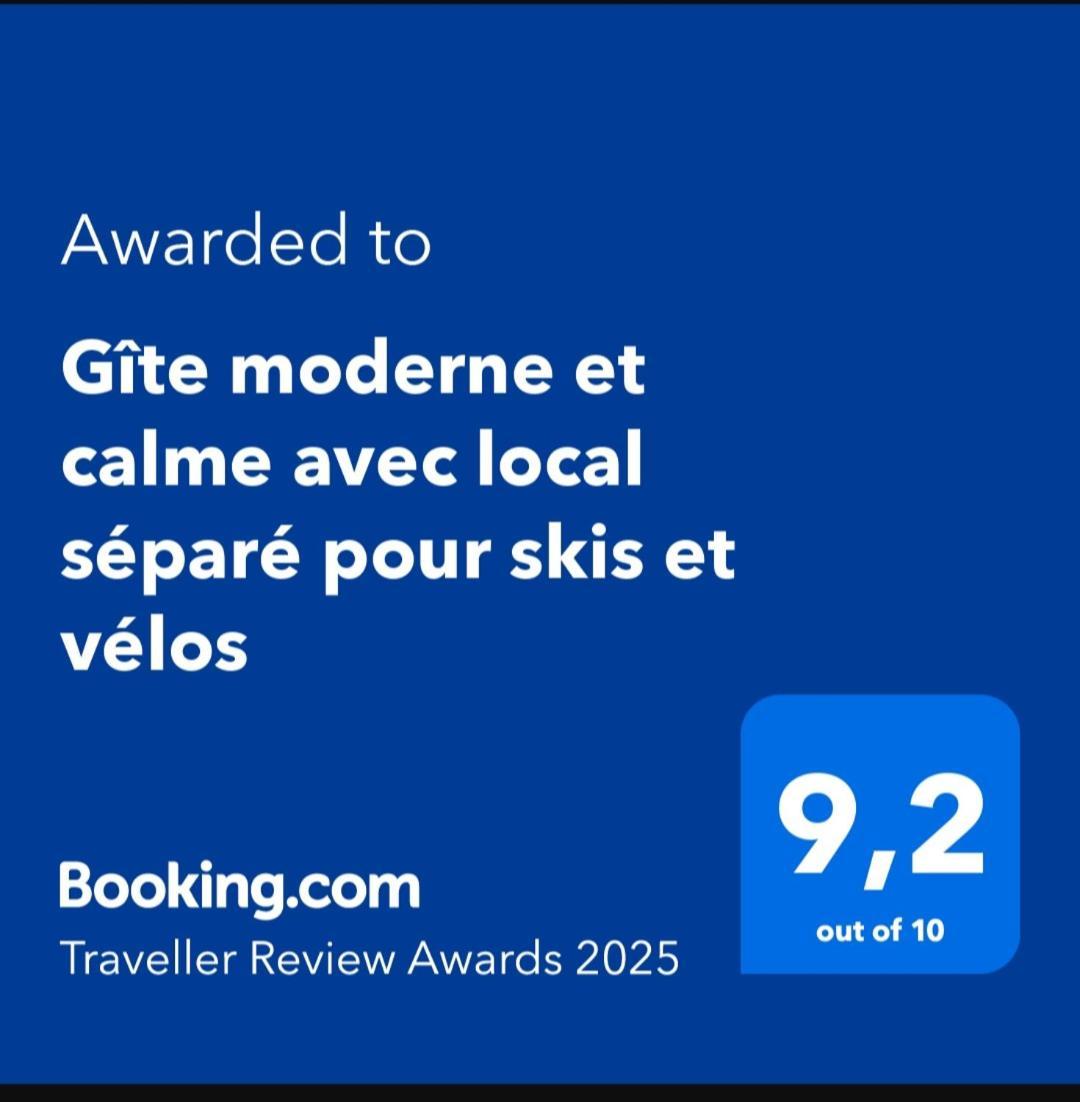 Gite Moderne Et Calme Avec Local Separe Pour Skis Et Velos Cornimont Exterior foto